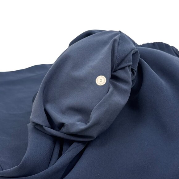 Lululemon | 2 | Noir Crop Pant | True Navy | Minimalist | Athleisure | Casual - Picture 11 of 16